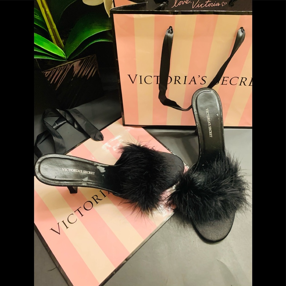 Victoria’s Secret Boudoir Bed Slippers Heels SZ 10 - Picture 1 of 11